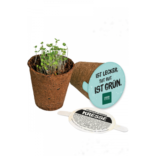 Gartenkresse-Samen mit Pflanztopf Green Petfood®