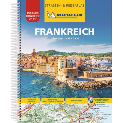 Michelin Atlas Frankreich (DIN A4) Spiralbindung