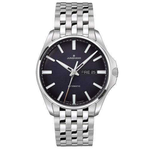Junghans 27/4411.44 Herrenuhr Automatik Meister S Stahl/Dunkelblau
