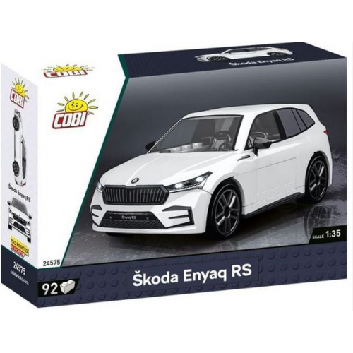 COBI 24575 - Skoda Enyaq RS, Maßstab 1:35, Bausatz, 92 Klemmbausteine