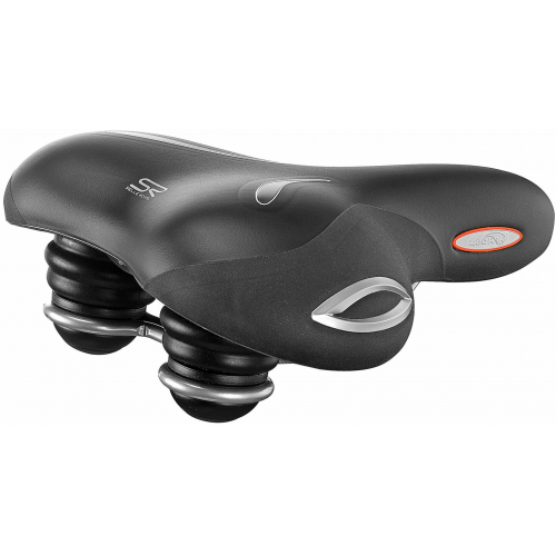 Selle Royal Lookin Relaxed Elastomere, Gel, Unisex-Sattel schwarz