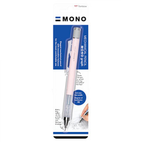 Tombow MONO graph Druckbleistift pink HB 0,5 mm, 1 St.