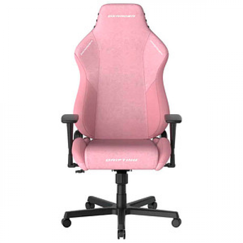 DXRacer Gaming Stuhl Drifting Serie, Größe L, GC/LDC23FBC/P Stoff rosa, Gestell schwarz