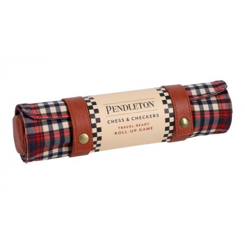 Pendleton Red Black Check Pattern Chess & Checkers