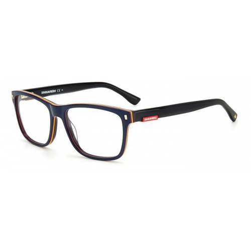 Brille  Dsquared2 D2 0007 col. 8ru Herren Rechteckig Blau