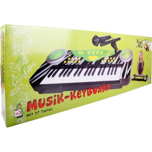 Boogie Bee Elektronisches Keyboard mit Mikrofon, Länge 68 cm