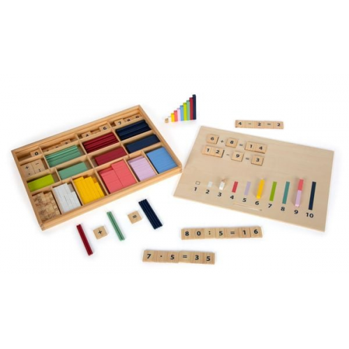 Small Foot 12559 - Lernbox Rechenstäbchen mit Zahlen Educate