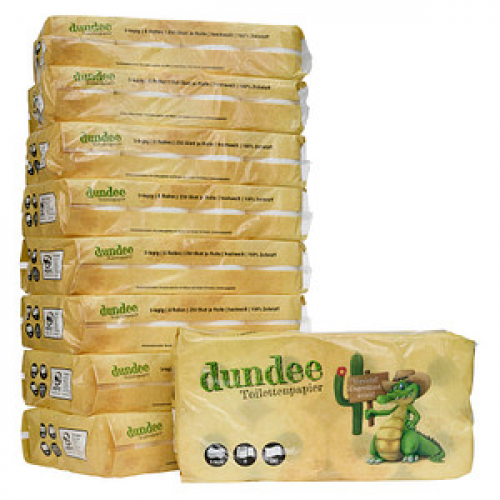 dundee Toilettenpapier 3-lagig, 72 Rollen