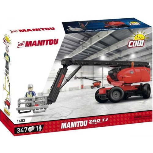 COBI 1683 - Manitou 280TJ, Teleskoplader, Bausatz, 347 Bauteile