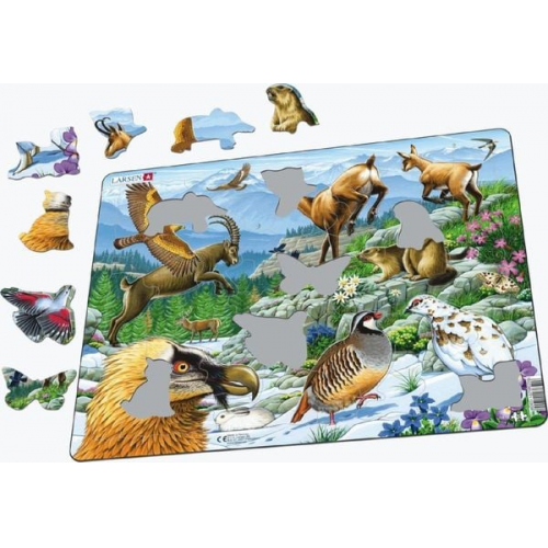 Puzzle - Tiere der Alpen