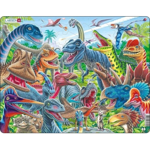 Puzzle - Dinosaurier (Selfie/Gruppenbild)