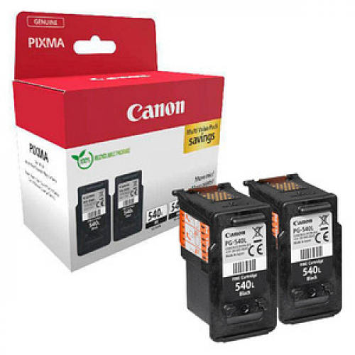 Canon PG-540L BK TWIN  schwarz Druckköpfe, 2er-Set