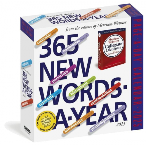 Merriam-Webster Workman Calendars - 365 New Words-A-Year Page-A-Day(r) Calendar 2025