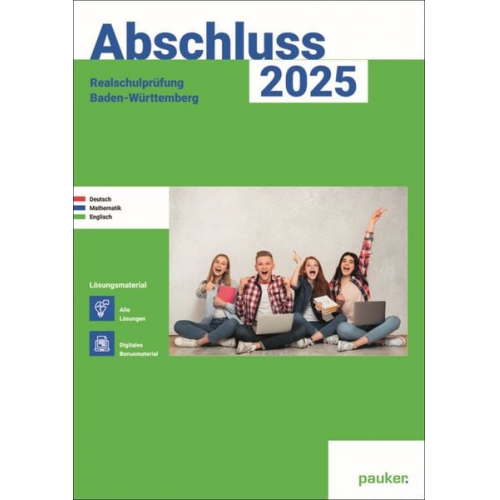 Bergmoser + Höller Verlag AG - Abschluss 2025 - Realschulprüfung Baden-Württemberg - Deutsch, Mathe, Englisch - Lösungsband