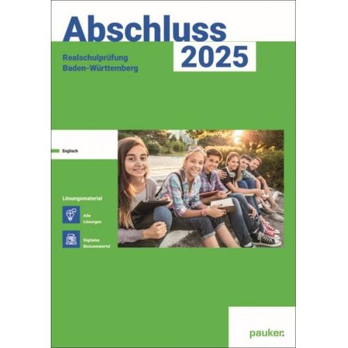 Bergmoser + Höller Verlag AG - Abschluss 2025 - Realschulprüfung Baden-Württemberg - Lösungsband - Englisch