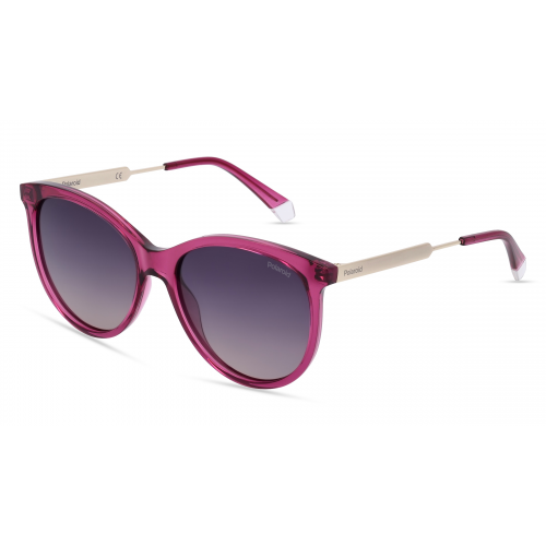 Polaroid PLD 4131/S/X Damen-Sonnenbrille Vollrand Butterfly Kunststoff-Gestell, Pink