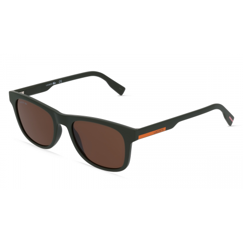 Lacoste L969S Herren-Sonnenbrille Vollrand Eckig Kunststoff-Gestell, grün