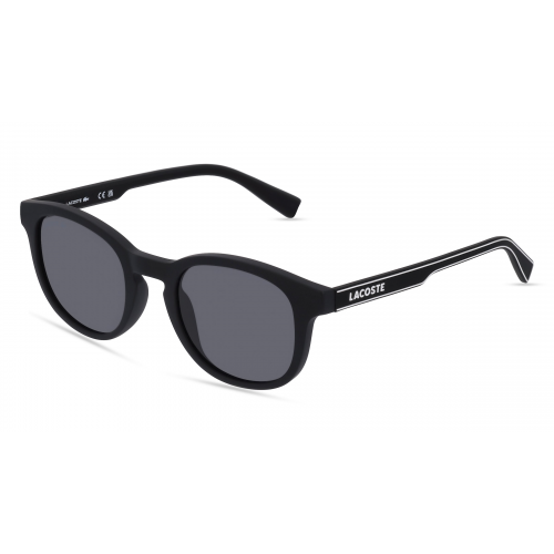 Lacoste Kids L3644S Jugend-Sonnenbrille Vollrand Panto Kunststoff-Gestell, schwarz