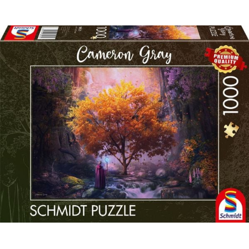 Schmidt Spiele 58523 - Waldeszauber, Puzzle Cameron Gray 1.000 Teile