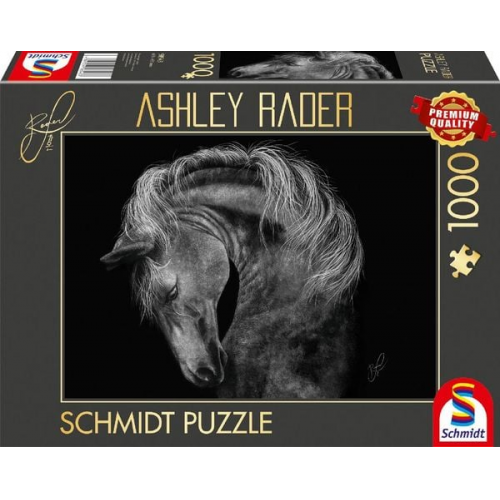 Schmidt Spiele 58543 - Power, Pferd, Im Zeichen der Stärke, Puzzle Ashley Rader 1.000 Teile