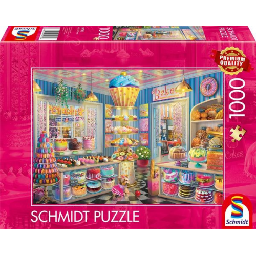 Schmidt Spiele 59785 - Bunte Bäckerei, Puzzle Standard 1.000 Teile