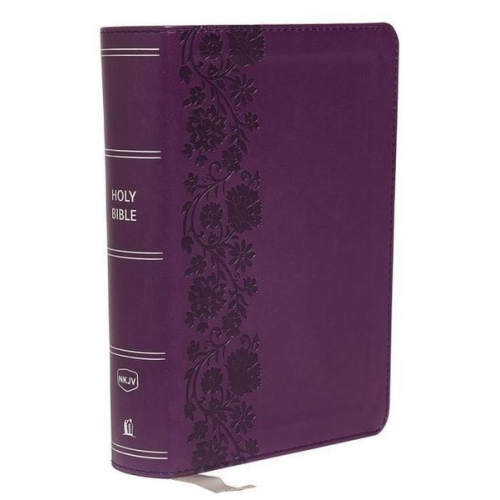 Thomas Nelson - NKJV, End-of-Verse Reference Bible, Compact, Leathersoft, Purple, Red Letter, Comfort Print