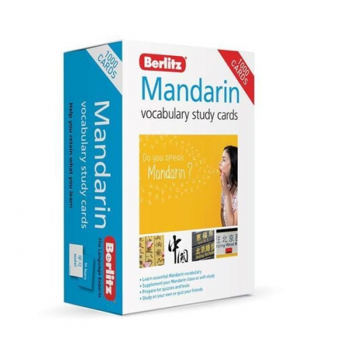 Berlitz - Berlitz Vocabulary Study Cards Mandarin (Language Flash Cards)