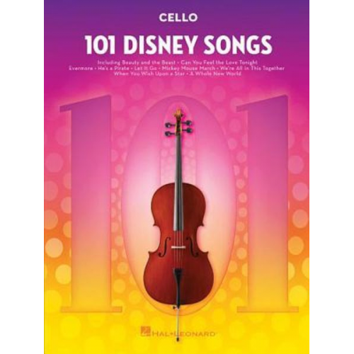 Hal Leonard Publishing Corporation (COR) - 101 Disney Songs for Cello