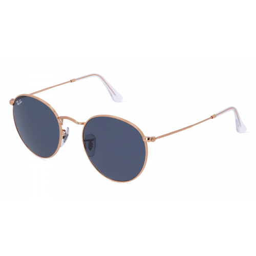 Ray-Ban RB 3447 Herren-Sonnenbrille Vollrand Rund Metall-Gestell, gold