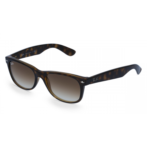 Ray-Ban RB 2132 NEW WAYFARER Unisex-Sonnenbrille Vollrand Eckig Kunststoff-Gestell, braun