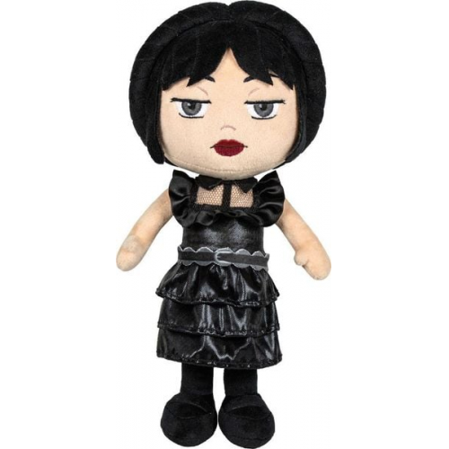 Schmidt Spiele 42833 - Wednesday, Wednesday Addams im Ballkleid, 33 cm, Plüsch