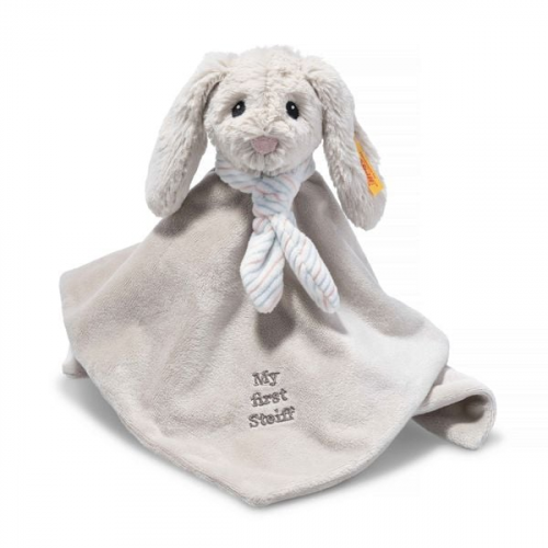 Steiff - Soft Cuddly Friends Hoppie Hase Schmusetuch 26 hellgrau