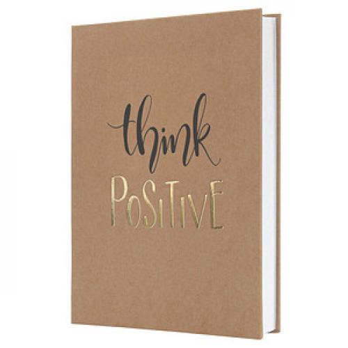 SIGEL Notizbuch JOLIE Pure Positivity A5 liniert, braun/schwarz/gold Hardcover 192 Seiten