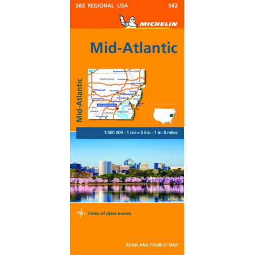 Michelin - Midatlantic - Michelin Regional Map 582