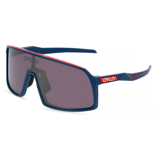 Oakley OO9406 SUTRO Herren-Sonnenbrille Vollrand Monoscheibe Kunststoff-Gestell, blau