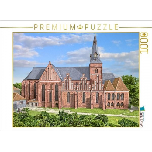 CALVENDO Puzzle Salzwedel - Katharinenkirche von Norden aus um 1907 | 1000 Teile Lege-Größe 64x48cm Foto-Puzzle für glückliche Stunden