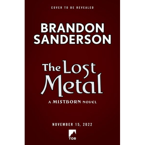 Brandon Sanderson - The Lost Metal