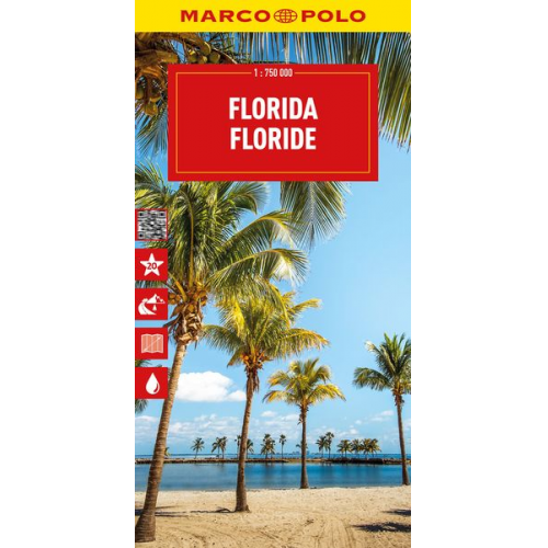 MARCO POLO Reisekarte Florida 1:750.000