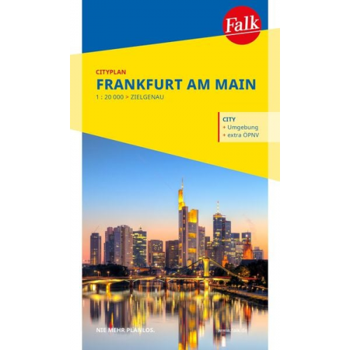 Falk Cityplan Frankfurt 1:20.000