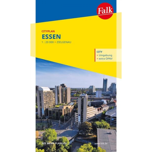 Falk Cityplan Essen 1:21.000