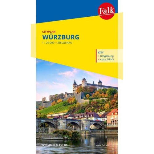 Falk Cityplan Würzburg 1:15.000