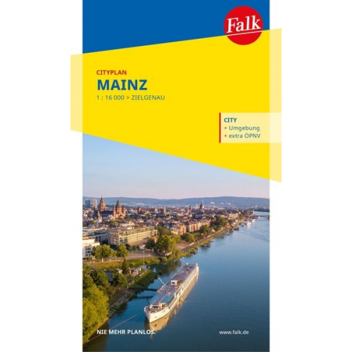 Falk Cityplan Mainz 1:16.000