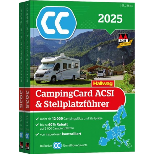 ACSI CampingCard & Stellplatzführer 2025