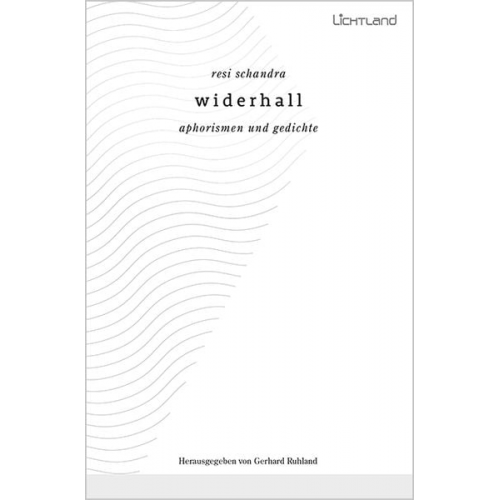 Resi Schandra - Widerhall