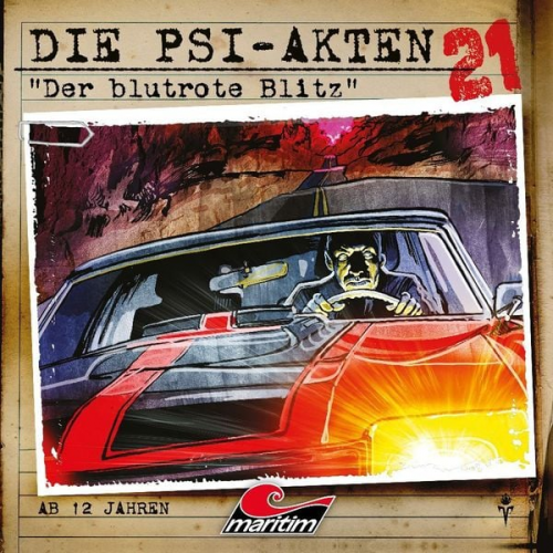 Marc Freund - Die PSI-Akten - Der blutrote Blitz, 1 Audio-CD