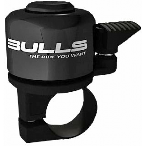 Bulls Mini Glocke 25,4 mm schwarz