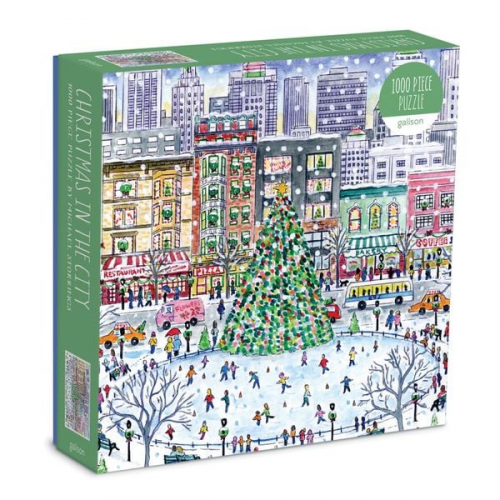 Galison - Michael Storrings Christmas in the City 1000 Piece Puzzle