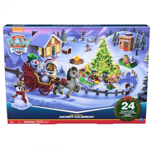 PAW Patrol Adventskalender 2024 mit 24 Spielzeug-Überraschungen