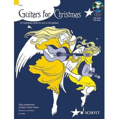 Barrie Carson (CRT) Turner - Guitars for Christmas: 20 Christmas Carols for One or Two Guitars [With CD (Audio)]