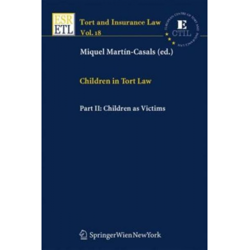 Miquel Martín-Casals Miquel Martín-Casals - Children in Tort Law. Part II